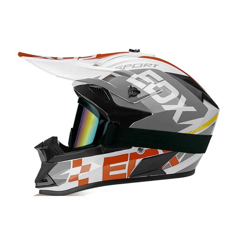 

Защитный шлем для мотокросса VGV, унисекс, сертифицированный из АБС-пластика для мужчин и женщин, велосипедный спуск, квадроцикл, защита головы мотоцикла, все сезоны