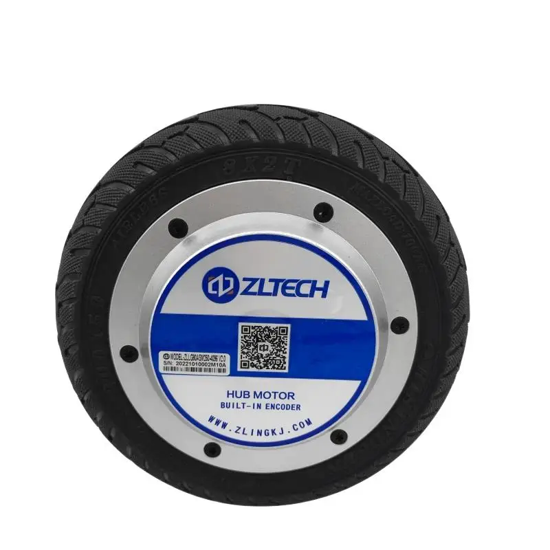 8 polegadas 4096 linha servo hub motor driver 24v dc robô agv codificador