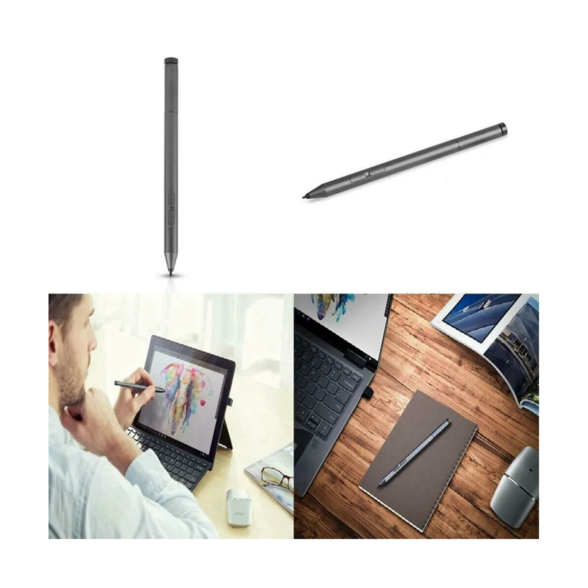 

Bluetooth Stylus Pen for Lenovo MIIX 520 YOGA 530 720 930 Ideapad Tablet Bluetooth Anti-Touch 4096 Stylus Pen