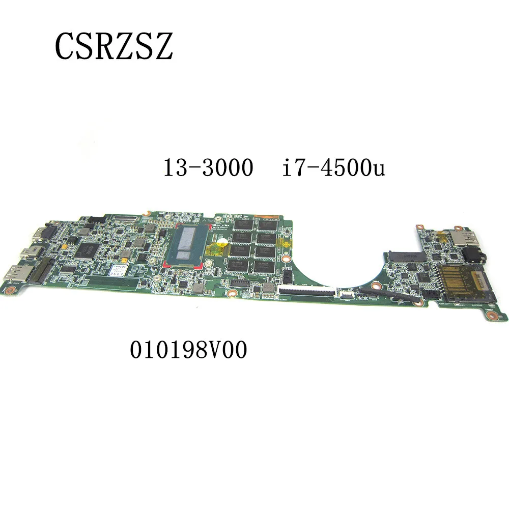 

For HP Spectre 13-3000 Laptop motherboard with i7-4500u CPU P/N 010198V00 Tested