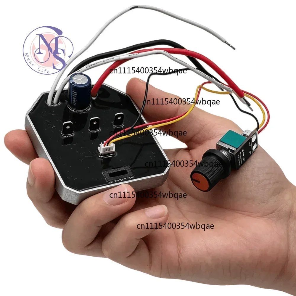 ZOCI- BLDC Brushless ESC Motor Driver High Power Density Efficient Drive Control Board for DIY RC Car Electric Tool Motor