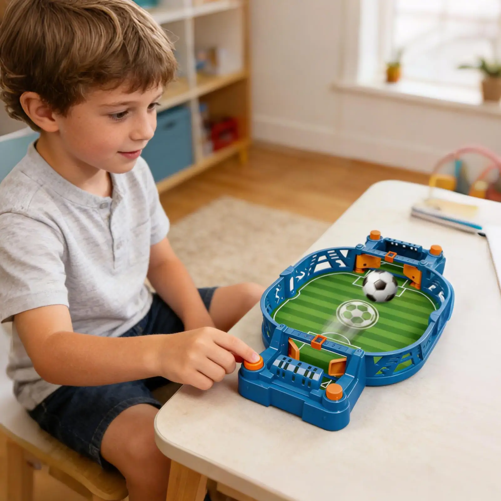 

Mini Football Table For Kids Small Portable Fun Interactive Games Desktop Football Games For Birthday Valentines Party Room Team