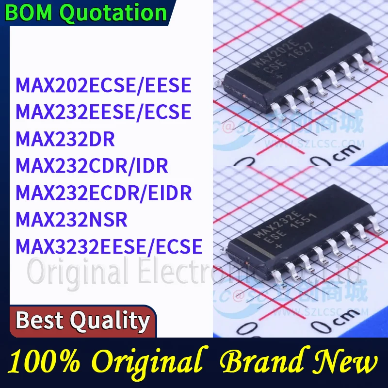 

5 шт./лот MAX202ECSE/EESE MAX232EESE/ECSE MAX232DR MAX232CDR/IDR MAX232ECDR/EIDR MAX232NSR MAX3232EESE/ECSE