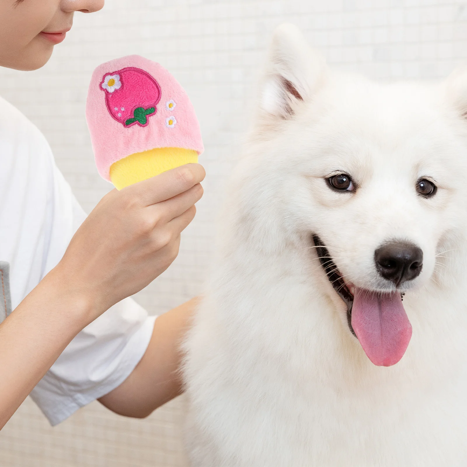 3pcs Pet Chew Shoes Slipper Dog Soft Durable Puppy Teething Squeaky Shoe For Small Dogs Interactive Chew Set - Cute Sandal