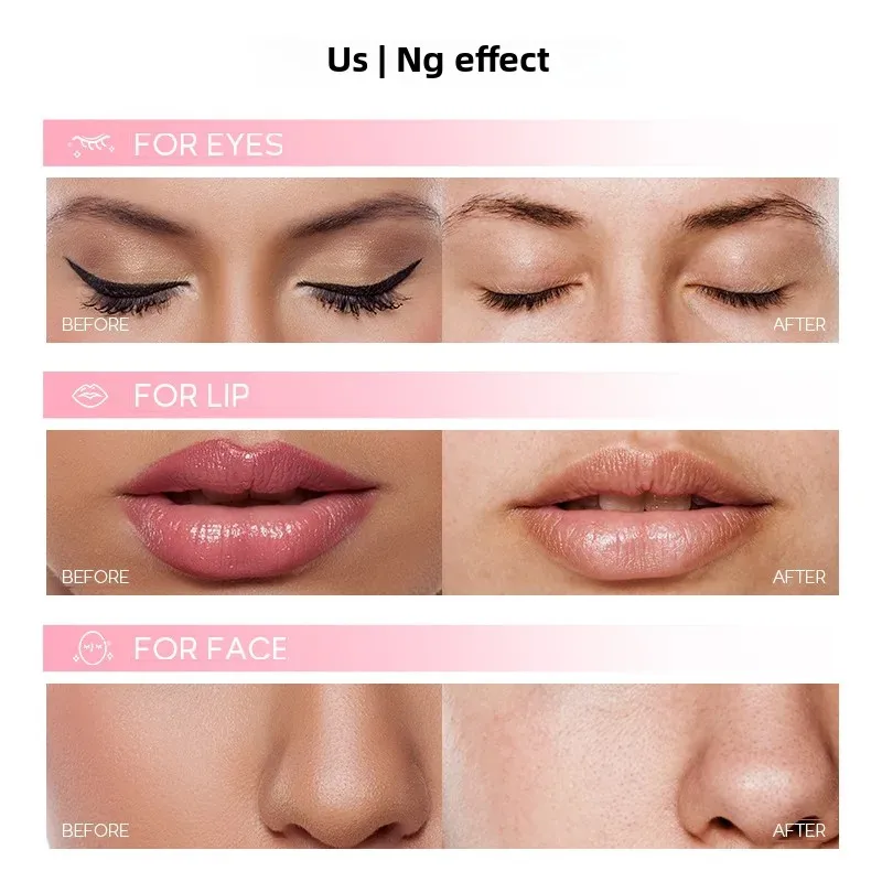 LAIKOU Sakura Make-up-Entferner-Wasser, 100 ml, saubere Gesichtsporen, erfrischend und sanft, Tiefenreinigung, beruhigt trockene Haut, spendet Feuchtigkeit