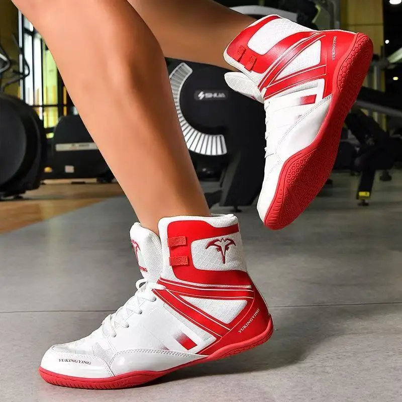 2025 New Men's Wrestling Shoes Breathable, Durable, Slip-Resistant Wrestling & Boxing Trainers Combat Shoes Sports Trainers