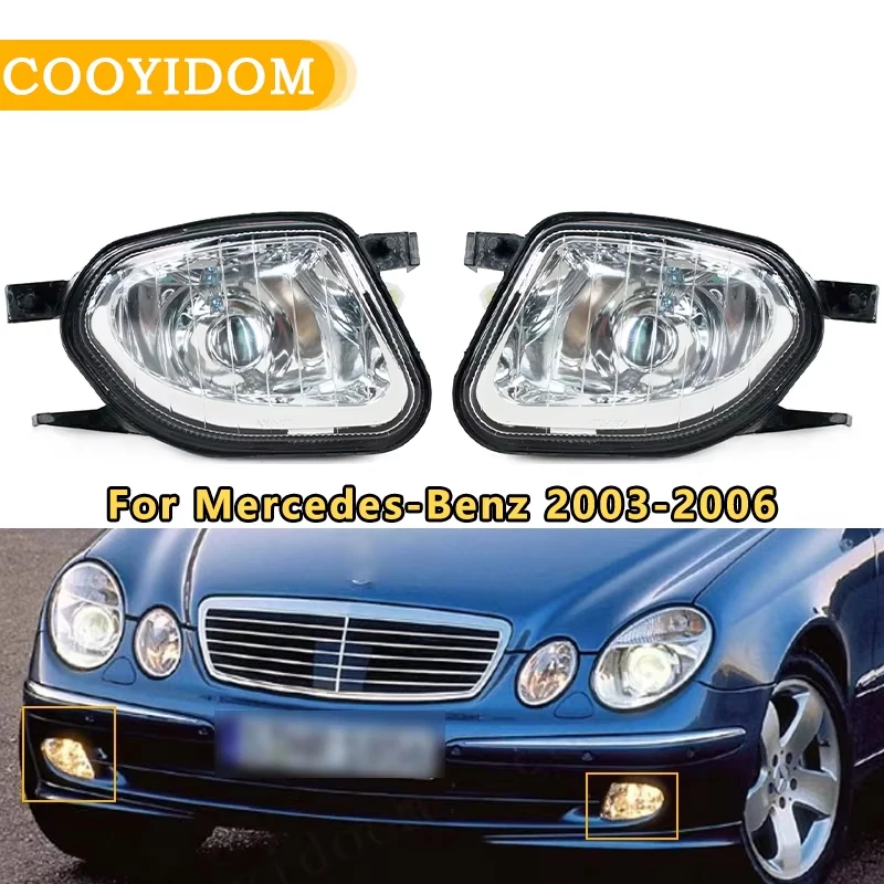 

Fog Lights For Mercedes-Benz W211 2003-2006 E200 E220 E240 E280 E300 E320 E350 E420 E500 Headlights A2118201156 No Bulb