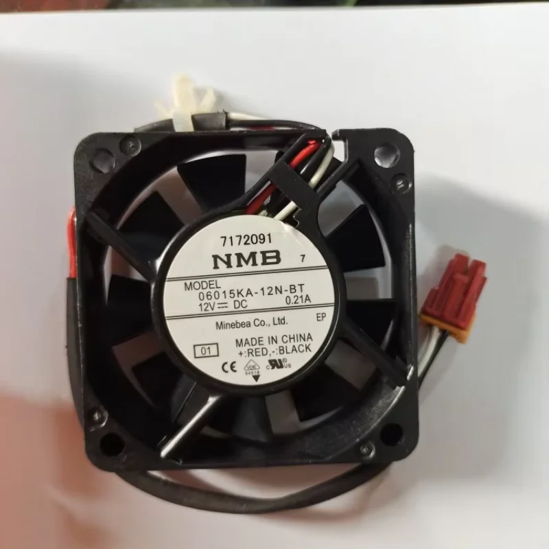 NMB 06015KA-12N-BT DC 12V 0.21A 60x60x15mm 3-Wire Server Cooling Fan