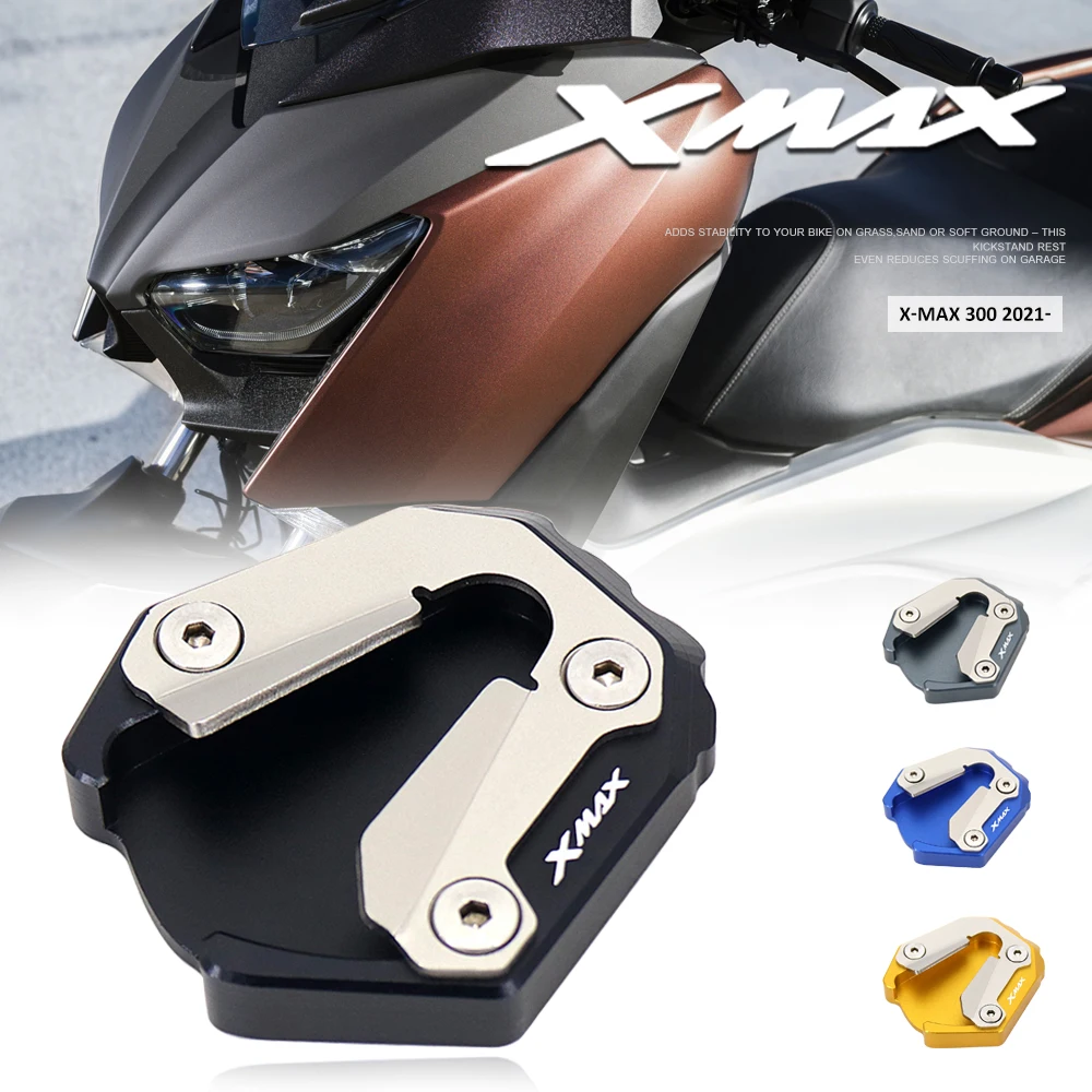 

Motorcycle Kickstand Side Stand Extension Enlarge Pad For Yamaha X-MAX 300 X-MAX300 XMAX300 XMAX 300 2021 2022 2023