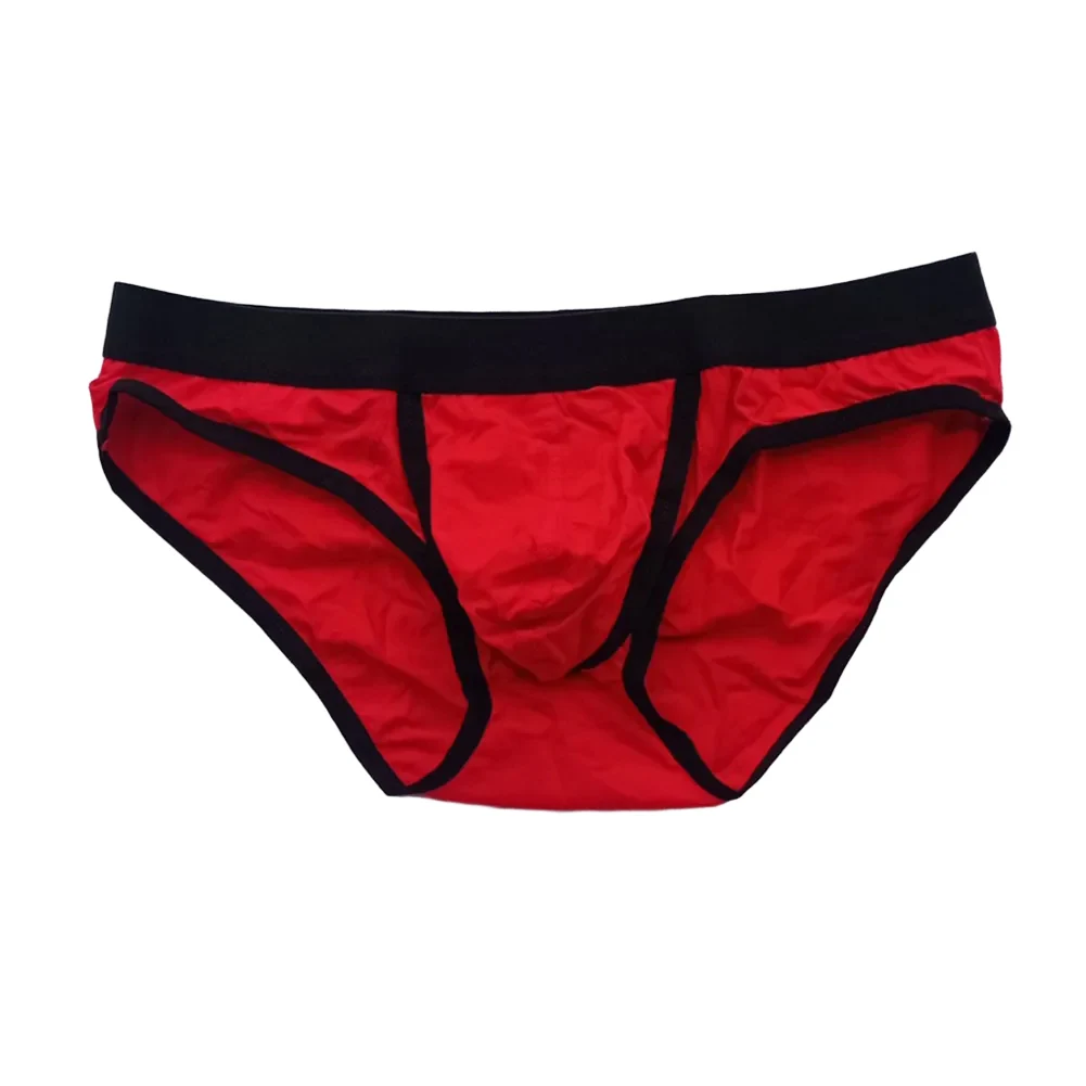 

Men\\'s Low Waist Briefs with Breathable Hole Pouch Cotton Blend Fabric Underwear Designed for Comfort and Separation