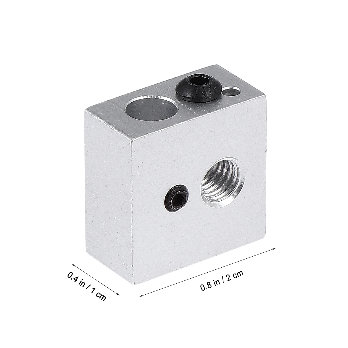 

Aluminum Heater Block Heating Block Hot End Heating Block Heating Block for 3D Printer