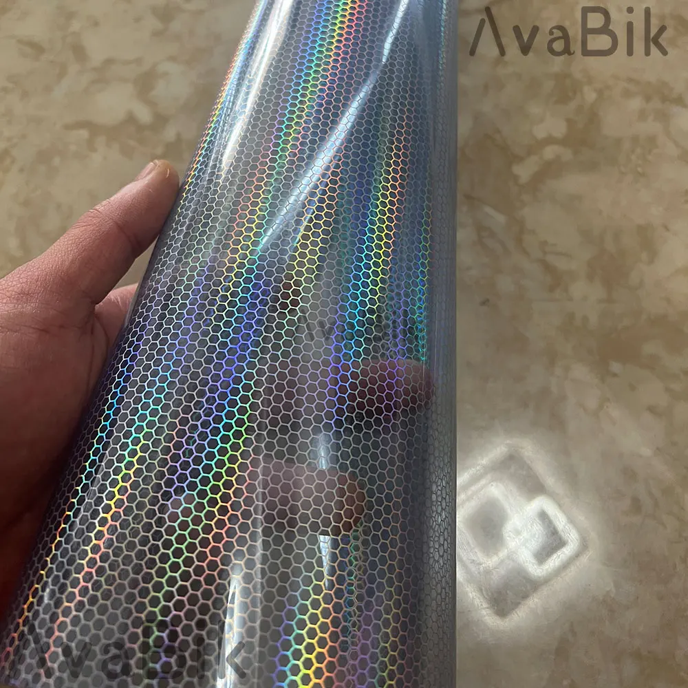 30 cm x 8 m Auto Oro A Nido D'ape Texture Tinta Pellicola Dell'involucro Del Vinile PVC Esagonale Auto Faro Fanale Posteriore Adesivo Pellicola Della Luce Accessori Auto