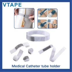 6 Packs Foley Catheter Leg Strap, with Silicone to Reduce Slipping, Secure Your Urinary Catheter with VTAPE Catheter Straps