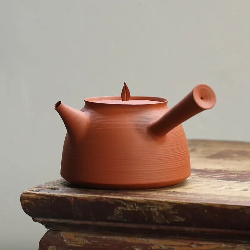 

Anti scald tea pot Ceramic teapot 800ml Chinese kung fu tea infuser Vintage tea kettle Induction cooker gas stove universal