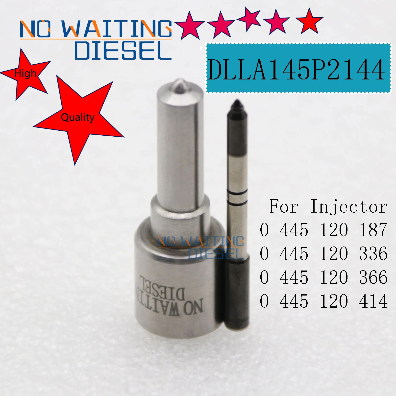 

NO WAITING DLLA145P2144 Oil Spray Nozzle DLLA 145P 2144 Injection Nozzle For 0445120187 0445120336 0445120366 0445120414