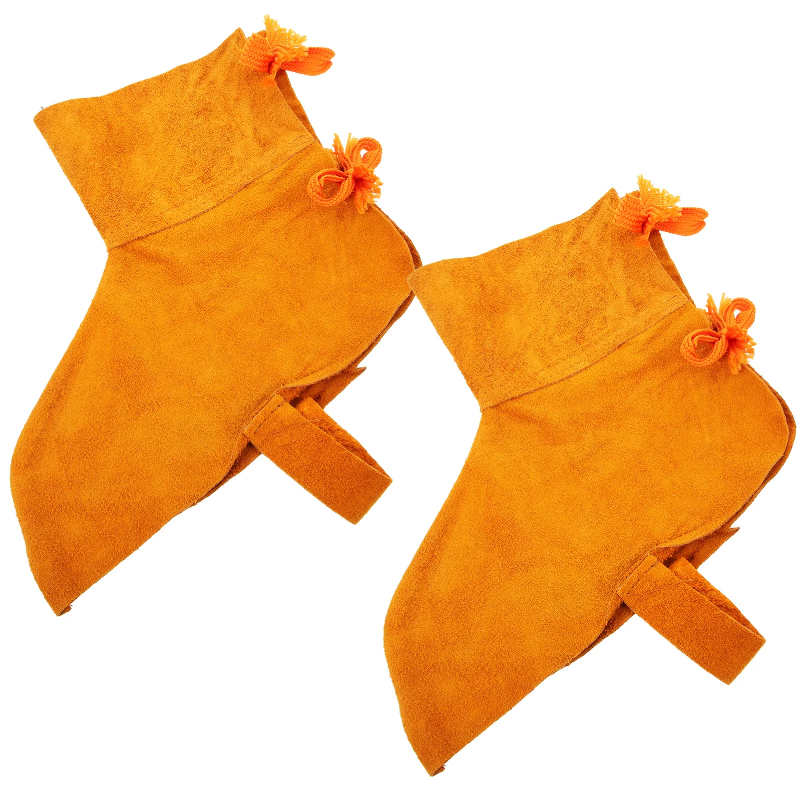 1Pair Welder Boot Protector Insulated Double Layer Design Wear Resistant Comfortable Welding Protection Welder Shoe Cover