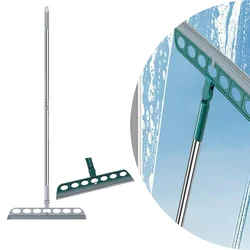 Magic Broom Sweeping Brush Silicone Mop Floor Cleaning Wiper Hair Dust Removal Broom Cleaning Tool Glass Scraper Stainless Steel