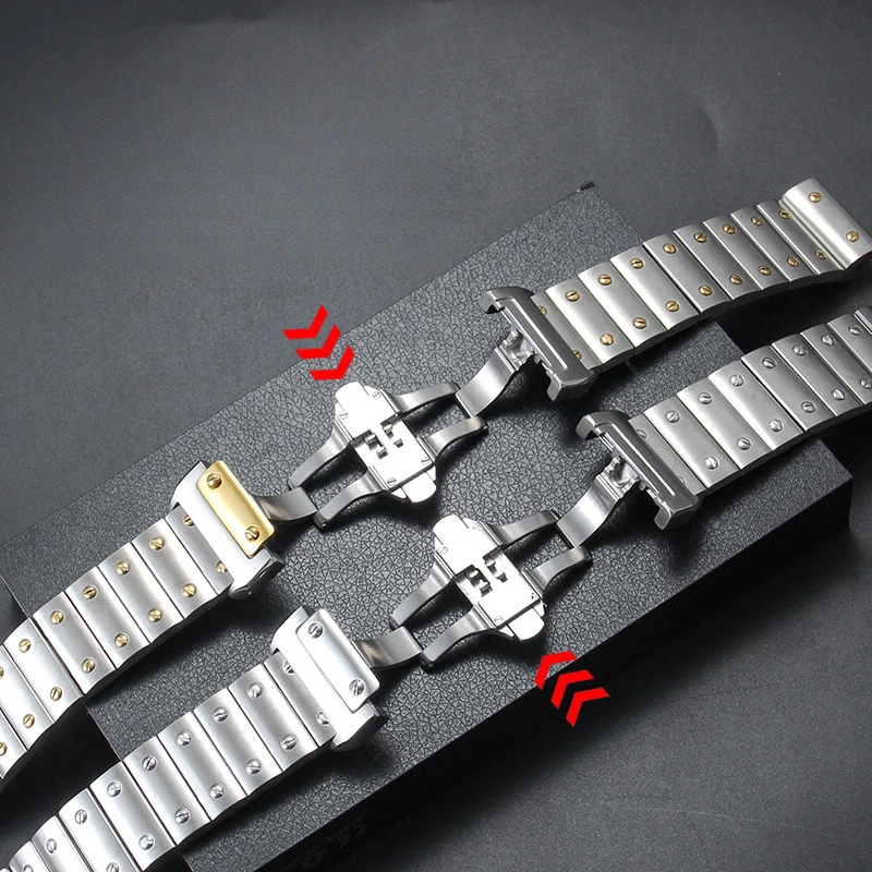 Bracelet de montre en acier in - Cartier Watch Santos avis et prix