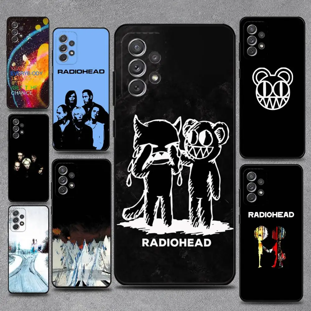 

Radiohead Rock Band Phone Case For Samsung S25,S24,S21,S22,S23,S30,Ultra,S20,Plus,Fe,Lite,Note,10,9,5G Black Cover