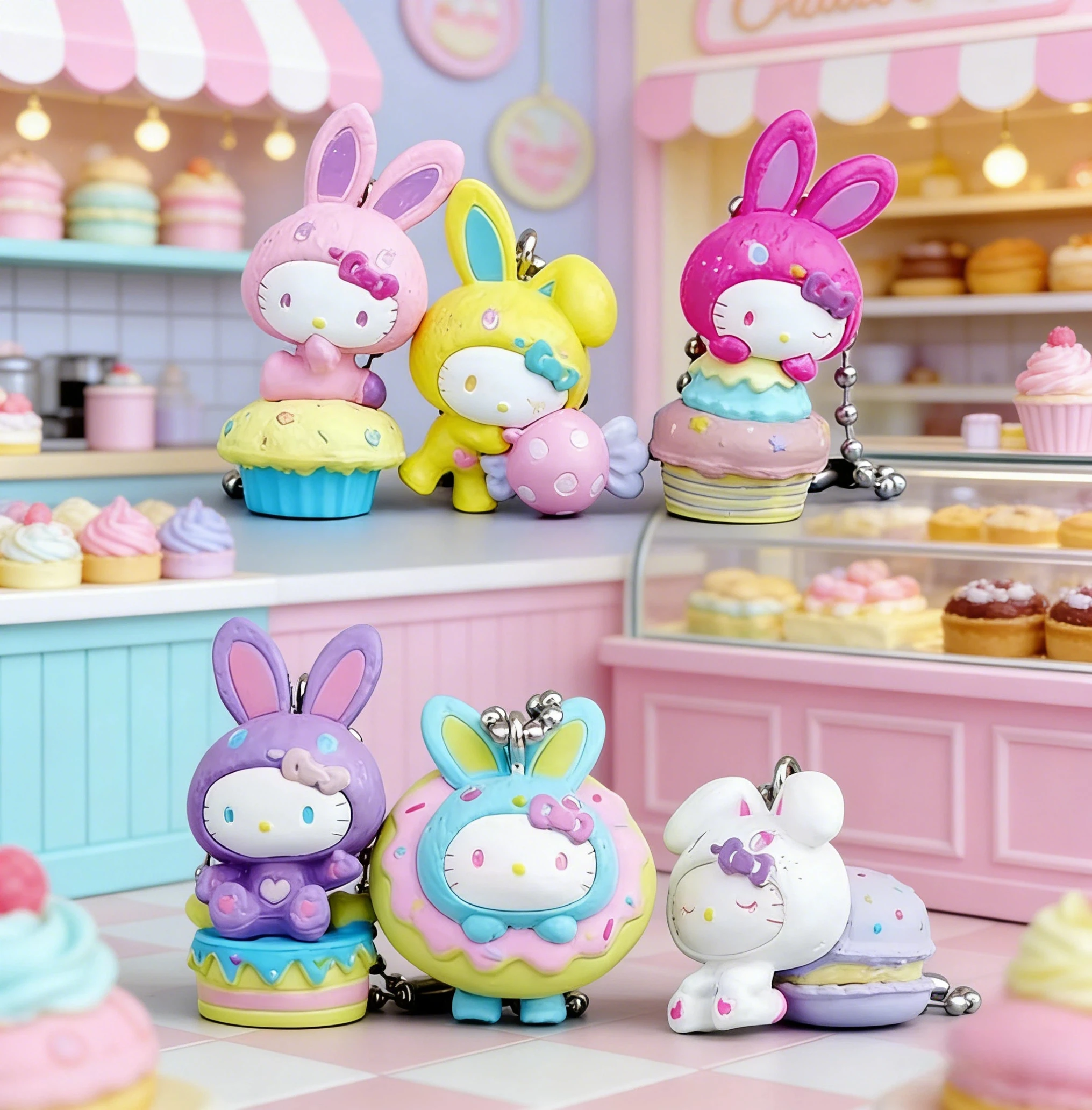 

New Product In Stock Kt Cat Easter Rabbit Series Blind Box Doll Pendant Cute Backpack Pendant Birthday Surprise Gifts For Girls