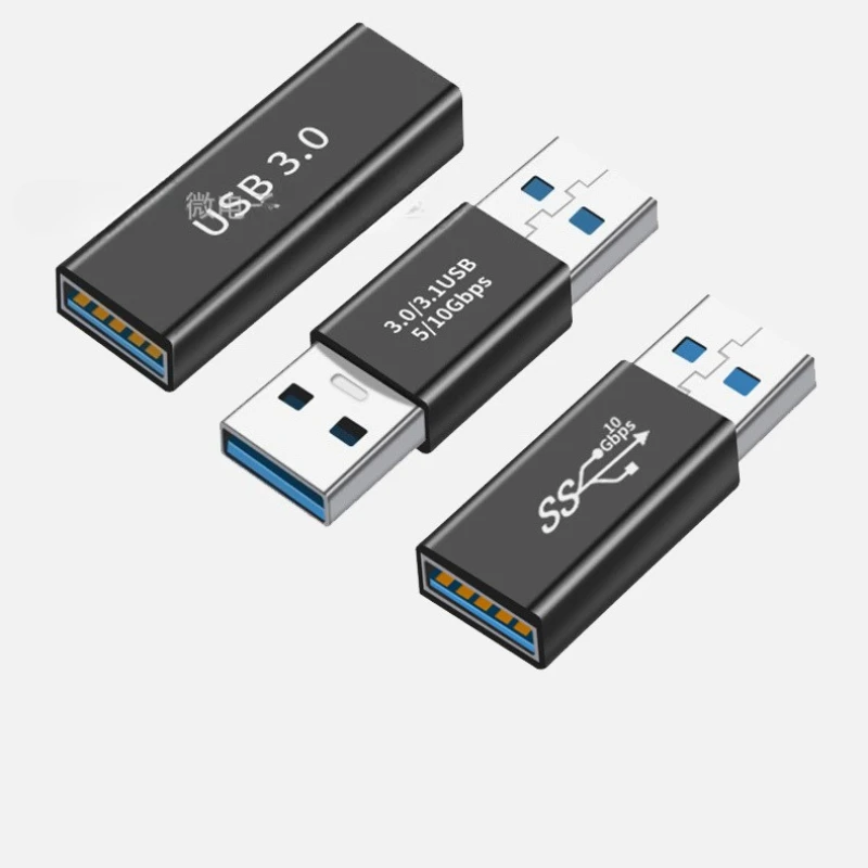 Connector USB To USB Adapter 5Gbps Gen1 Male to Male Female Converter SSD HDD Cable Extender USB 3.0 Extension Plug