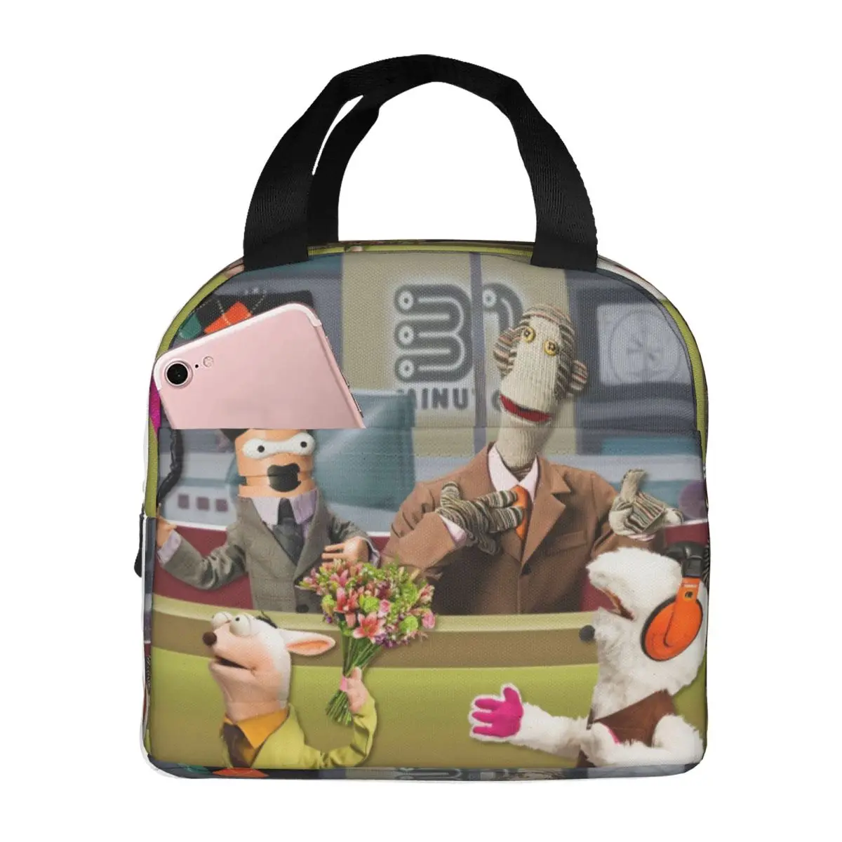 31 دقيقة تشيلي كوميديا معزول أكياس الغداء قدرة عالية الكرتون حاوية الغداء حقيبة حرارية حمل علب الاغذية كلية السفر #1