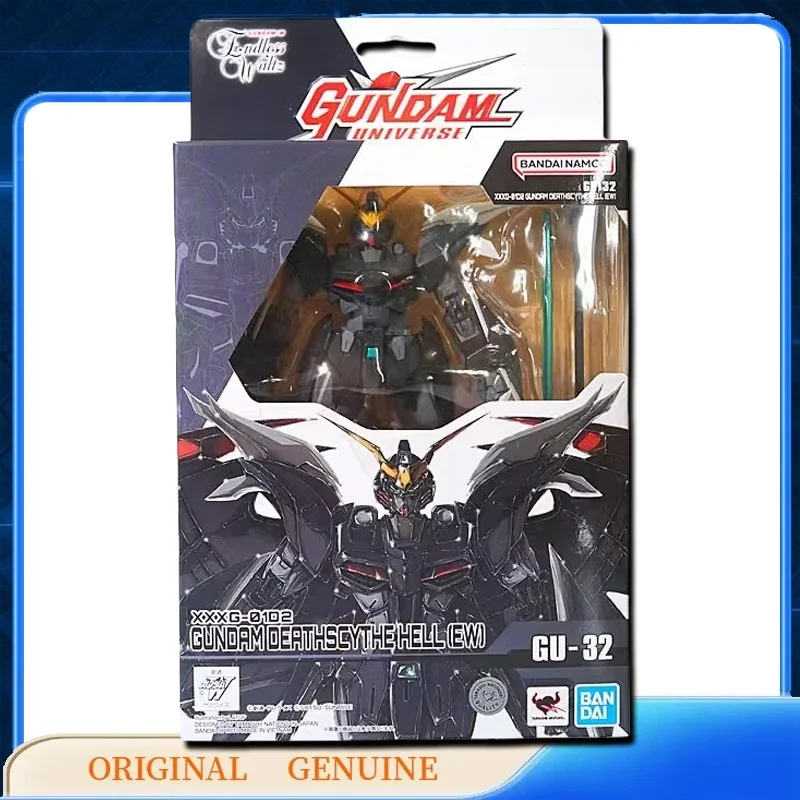 Bandai Originele GU XXXG-01D2 GUNDAM UNIVERSE DEATHSCYTHE HELL (EW) GU-32 Anime Actiefiguren Speelgoed Kids Gift Model Ornamenten