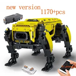 Technical Robot Toys The RC Motorized Boston Dynamics Big Dog Model AlphaDog Building Blocks Bricks Toys for Kid Christmas Gifts