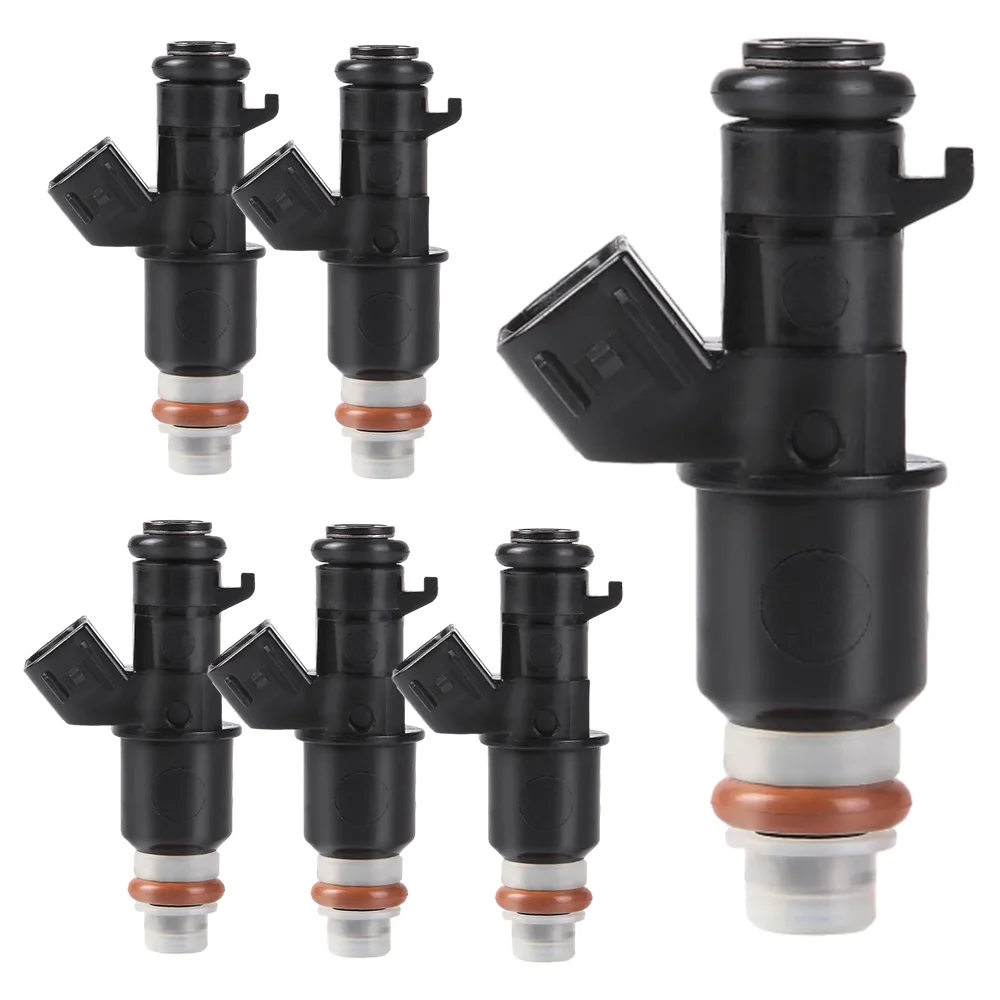 6pcs 16450-RCA-A01 16450-RDA-A01 2pins Fuel Injector For Honda Accord 3.0L V6 2003-2007 16450-RGL-A01