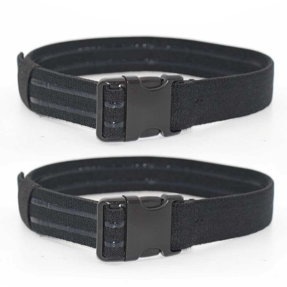 2pcs Tactical Leg Strap Thigh Belt for Holster Knife Elastic Thigh Strap Outdoors EDC Leg Hanger with Quick-Release Buckle