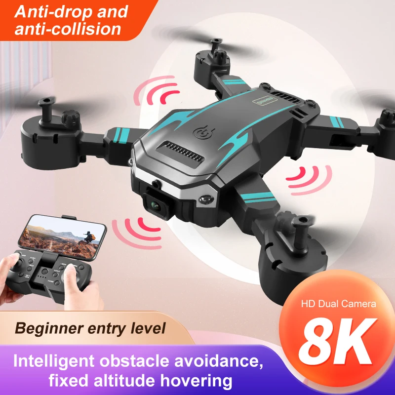 

New G6 Professional Foldable Quadcopter Aerial Drone S6 HD Camera GPS RC Helicopter FPV WIFI Obstacle Avoidance Toy Gifts