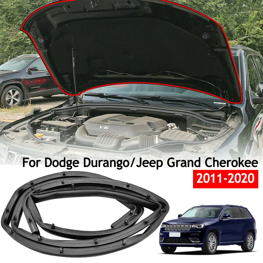 

# 68070493AA для Jeep Grand Cherokee/Dodge Durango 2011-2020, уплотнительная лента капота переднего бампера, резиновая замена, автомобильные аксессуары