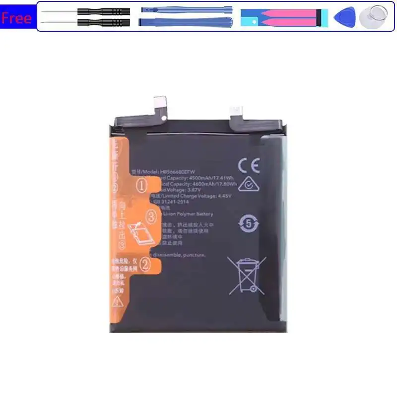 

HB566680EFW For Huawei Honor Magic 3 3 Pro 3pro magic3 magic3 Pro 4600mAh Durable Mobile Phone Battery