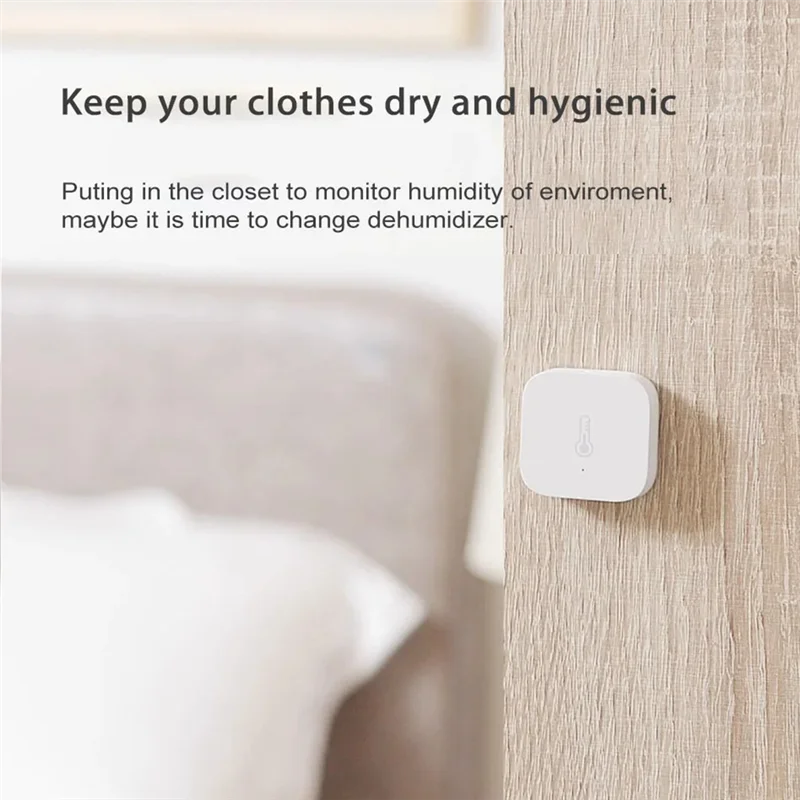 

A99E-Homekit Zigbee умный датчик температуры и влажности датчик окружающей среды гигрометр для Mi Home