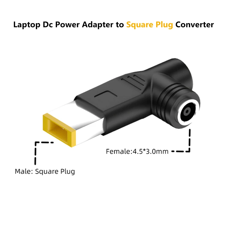 تيار مستمر محول الطاقة 7.9x5.5 7.4x5.0 5.5x2.5 4.5x3.0 6.0x3.7 مللي متر موصل إلى مربع التوصيل محول ل Asus لينوفو شاحن محمول