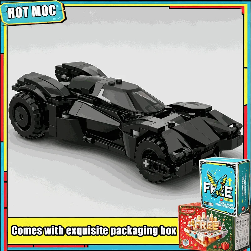 321 Parts MOC Nightshade Black Stealth Armored Car Vehicle Building Blocks DIY Creative Assembly Educational Toy Birthday Gifts