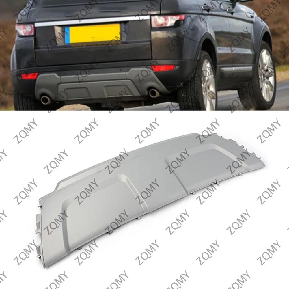 Cubierta de parachoques trasero ABS para coche Land Rover Range Rover Evoque, tablero de placa embellecedora para 2012, 2013, 2014, 2015, 2016, 2017, 2018, 1 piezas