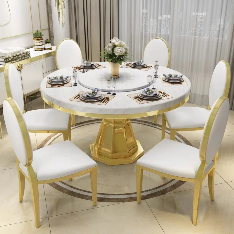 Light luxury stainless steel dining chair Hotel metal fashion chair Gold modern simple home chair Living room dining table and c