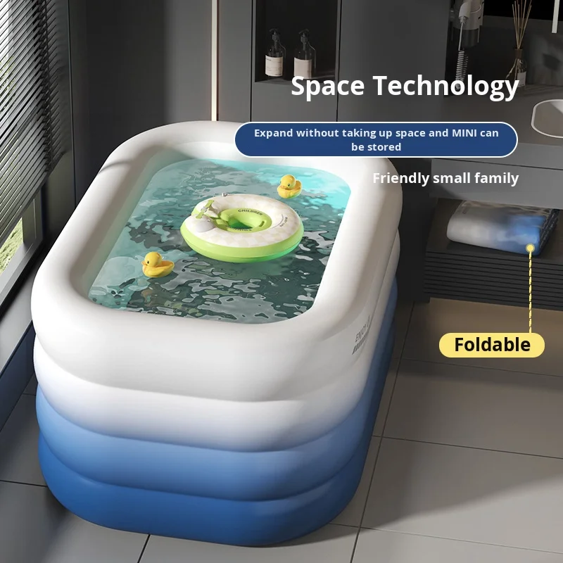 Home Bath Tub Foldable PVC Baby Children Small Pool Home Use Inflatable Swimming Pool