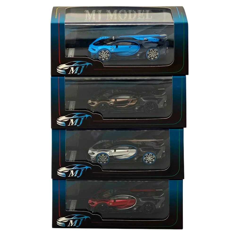 

MJ 1:64 Scale VisonGT Hypercar Diecast Toys Car Model Limited Edition Miniature Collection Gift for 14+