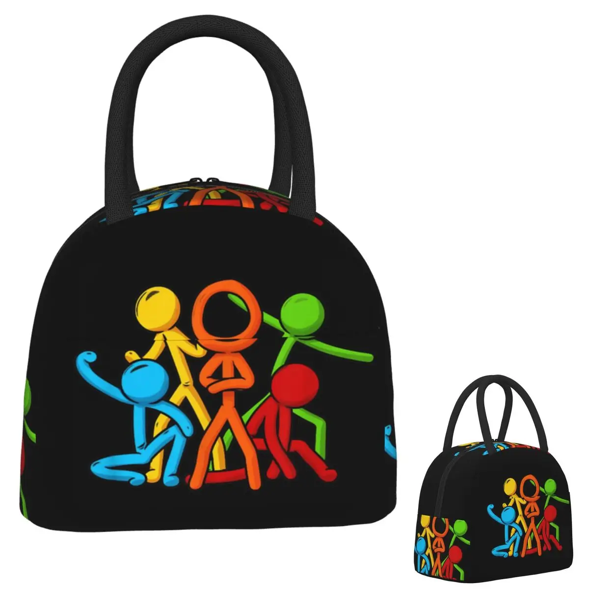 

Alan Animation Becker Lunch Bags Insulated Bento Box Waterproof Lunch Tote LPicnic Bags Thermal Bag for Woman Student School