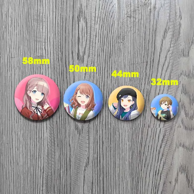 لعبة الموسيقى Pjsk العجائب X شوتايم دبابيس التلبيب لطيف الكرتون تينما تسوكاسا كاميشيرو روي زر دبابيس شارات الهدايا والمجوهرات