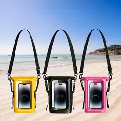 IP68 Waterproof Dry Bag Touch Screen 2L Roll Top Waterproof Phone Pouch for Swimming Beach Fishing Rafting Travel Boating
