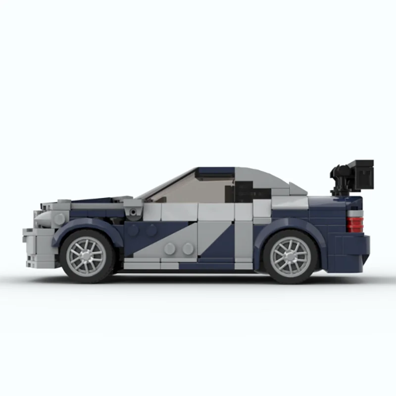 MOC M3 Gtr Campione di velocità Modello di auto d'epoca Auto sportiva da corsa Giocattolo per bambini Tecnologia regalo Blocchi di costruzione