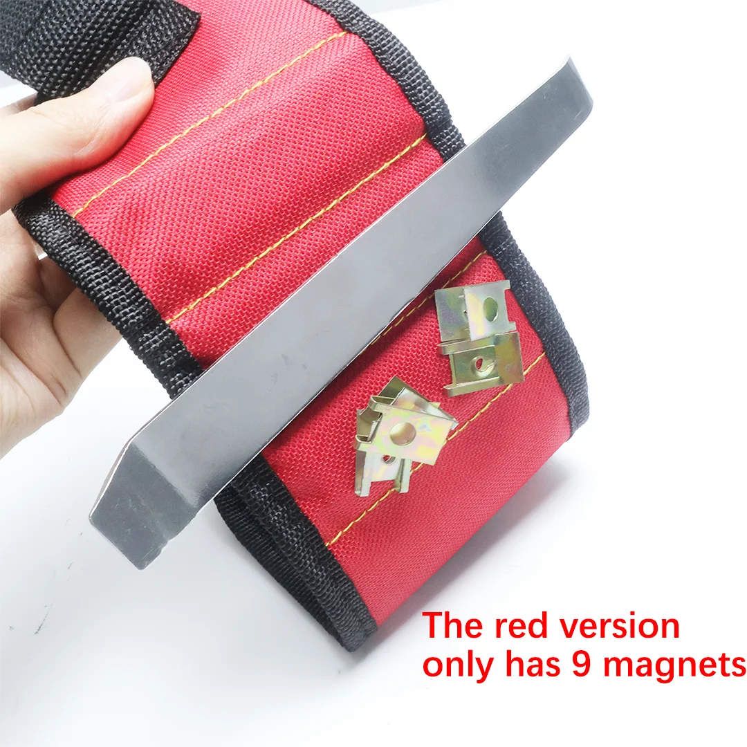 Magnetic Wristband for Holding Screws,Nails，Drilling Bits,Wrist Tool Holder Belts with Strong Magnets,Cool Gadgets DIY - view 3