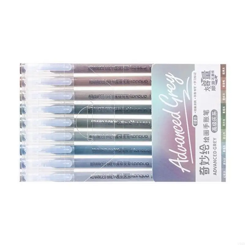 2025新しいマルチカラージェルペンカラフルな描画ペンニードルチップジャーナリリングペンジャーナリングスクラップブッキング着色のためのメモ