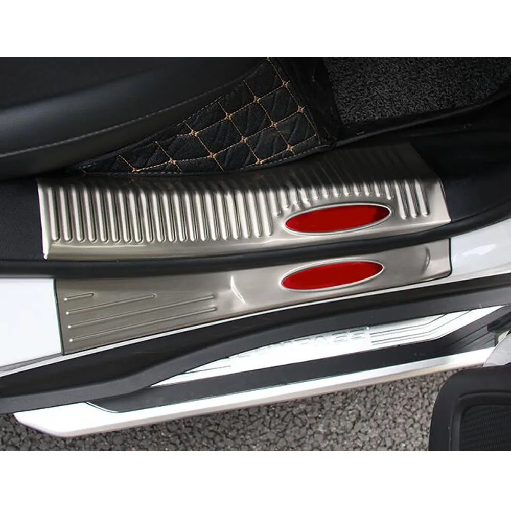 Car Styling Stainless Steel For Jeep Compass 2017 2018 2019 2020 2021 Pedal Door Sill Scuff Plate Stick External Threshold 4pcs