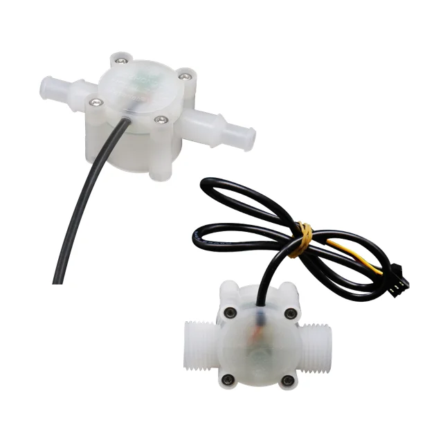 Fabricante de Medidores de Vazão ZQ-01 ZQ-02, Sensor de Fluxo de Líquidos Químicos, Ácido e Vinagre, com Efeito Hall e Turbina, Material PVDF, 0.1-1.5L