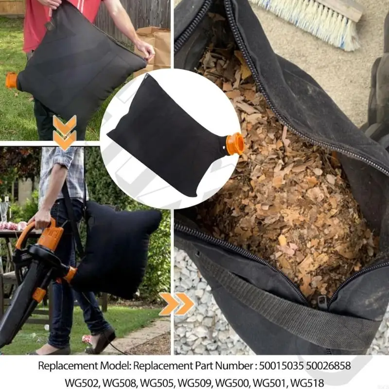

M6CB Профессиональная сумка для сбора листьев Сумка для сбора листьев Подходит для воздуходувок WG501 WG502 Эргономичные насадки