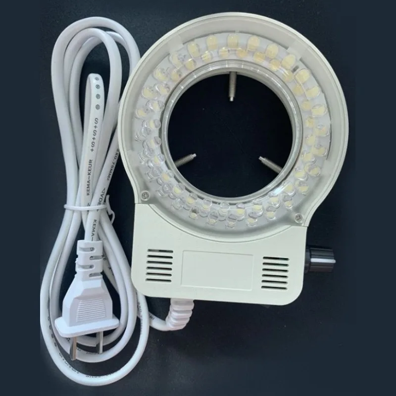 56LED Adjustable Source Microscopio with Adapter 220V /110V Inner Diameter 63mm Microscope LED Light Accesorio Telescopio Tools